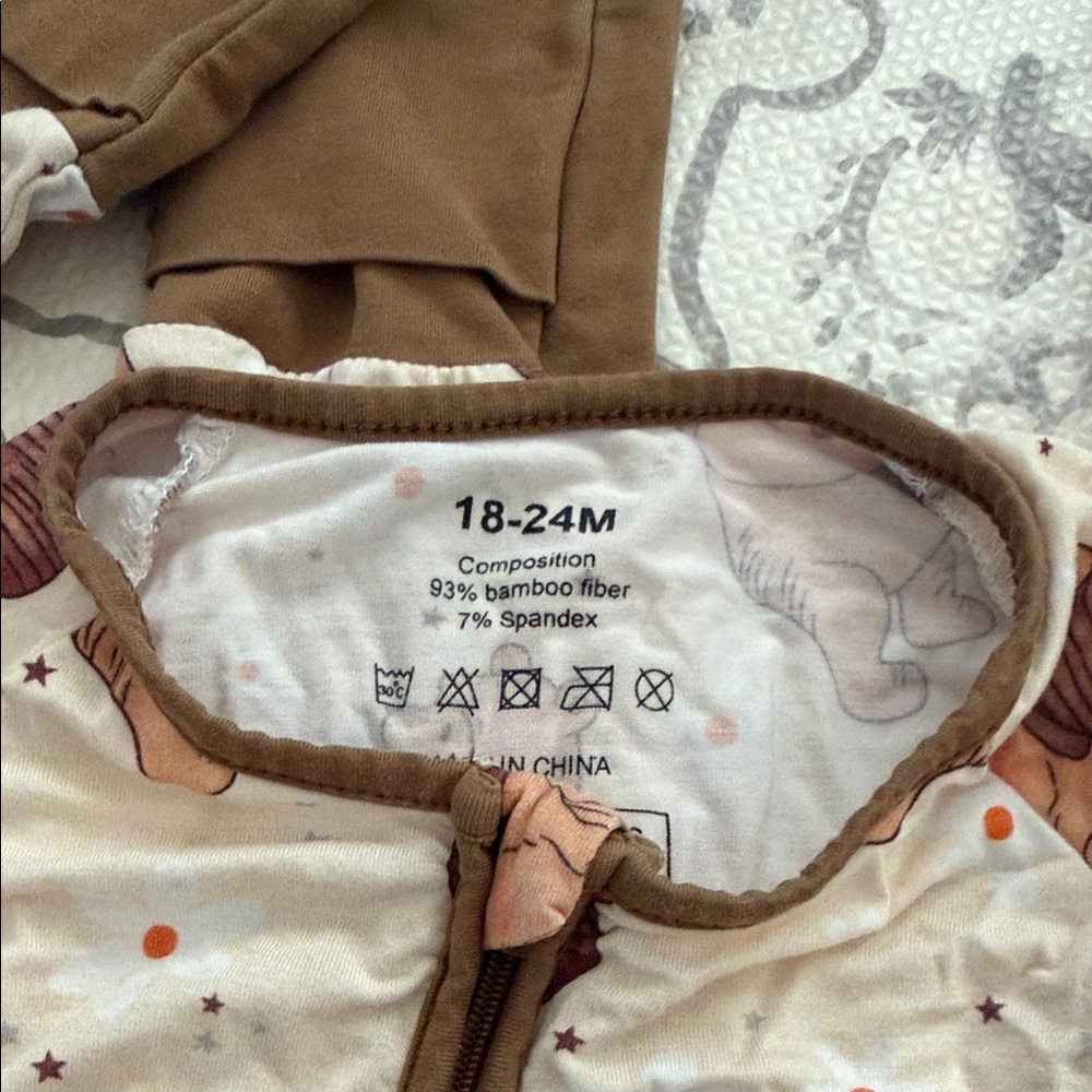Bamboo Pooh Onesie - Picture 3 of 3